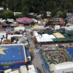 Nach dem Mittag wurde es wettertechnisch freundlicher und so haben wir uns auf das Brezelfest gewagt. Los ging es mit dem Wildwasserkanal, dann kam das Riesenrad ,der Autoscooter und die Losbuden mussten Gewinne hergeben.