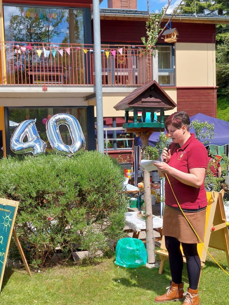 Unser Naturkindergarten Sonnenschein ist 40 Jahre alt geworden.