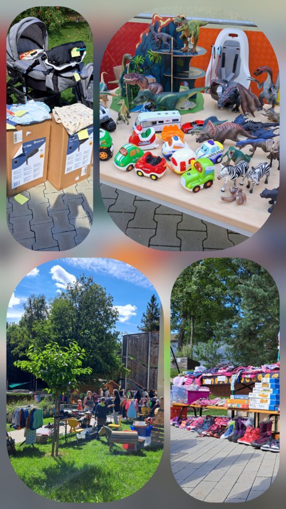 Kindersachen-Flohmarkt am 07.09.2025 Collage