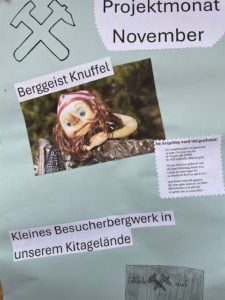 Der November steht in der Kita Flachsröste unter dem Motto "Bergbau- und Traditionspflege im Erzgebirge".