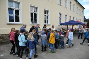 Einweihung des Spielhangs des Hort Kids Länd Pobershau
